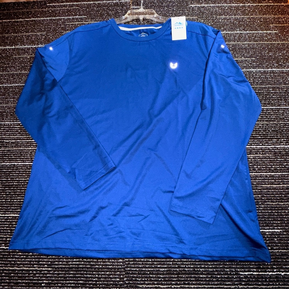 Northyard Athletic Shirt Men XL New Blue Long Sleeve